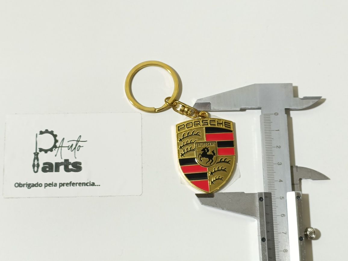 Emblema guarda lamas Porsche / Porta chaves