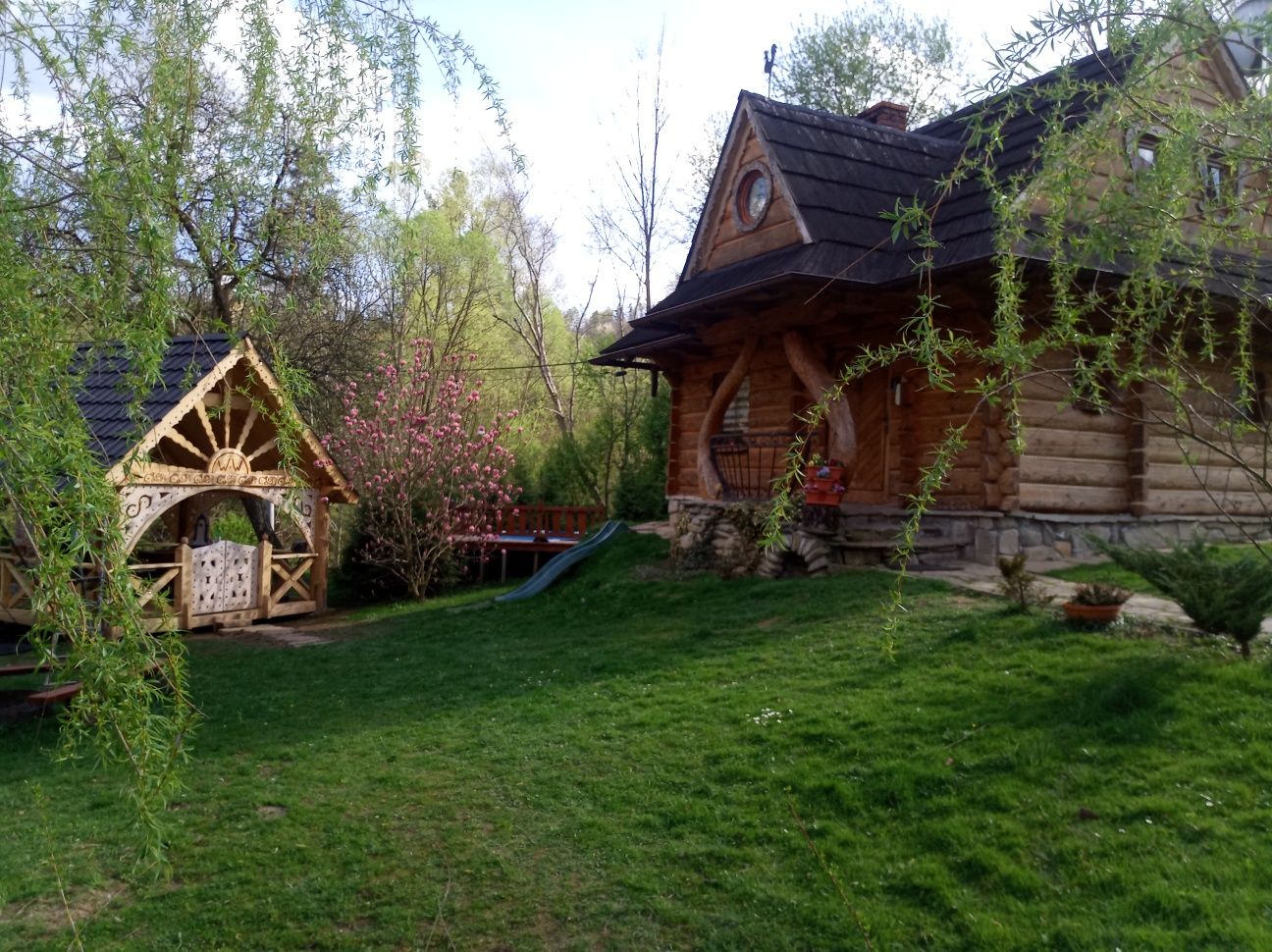 Domek do wynajęcia | Chatka na Zawodziu | Domek z bali + altanka