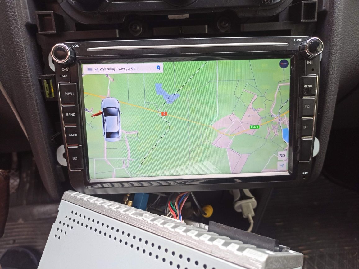 Radio 2 Din VW SD Android Nawigacji Bluetooth