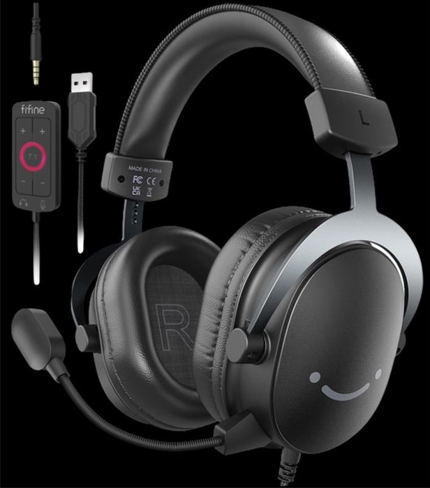 Навушники Fifine H9 Black 7.1,повнорозмірні наушники h 9