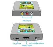 Konwerter RCA to HDMI Adapter AV to HDMI 720P/1080P