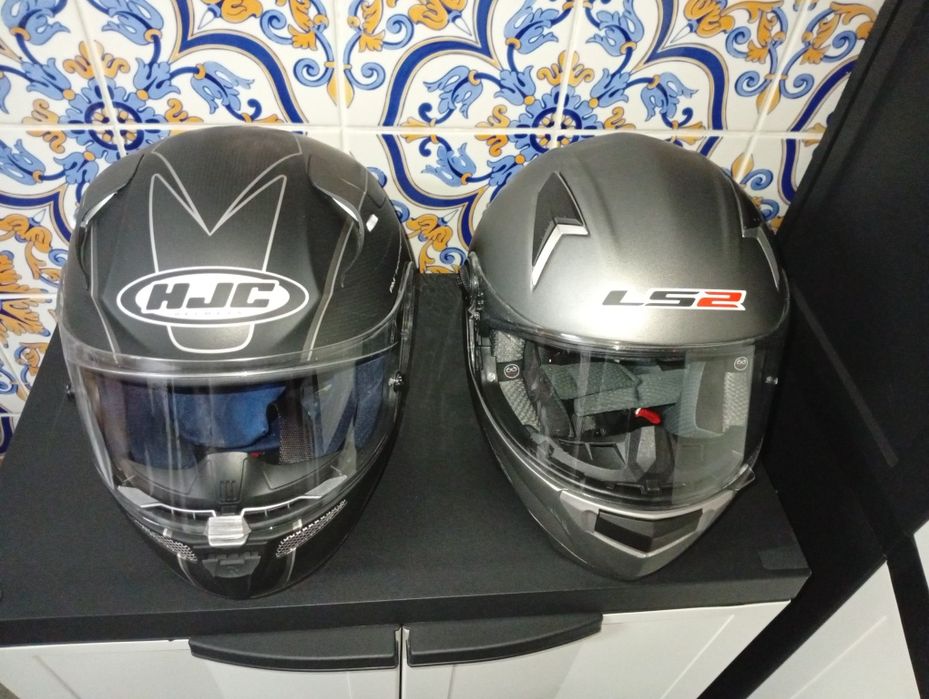 Capacetes Moto Shark Race-R Pro HJC e LS2 - Novos