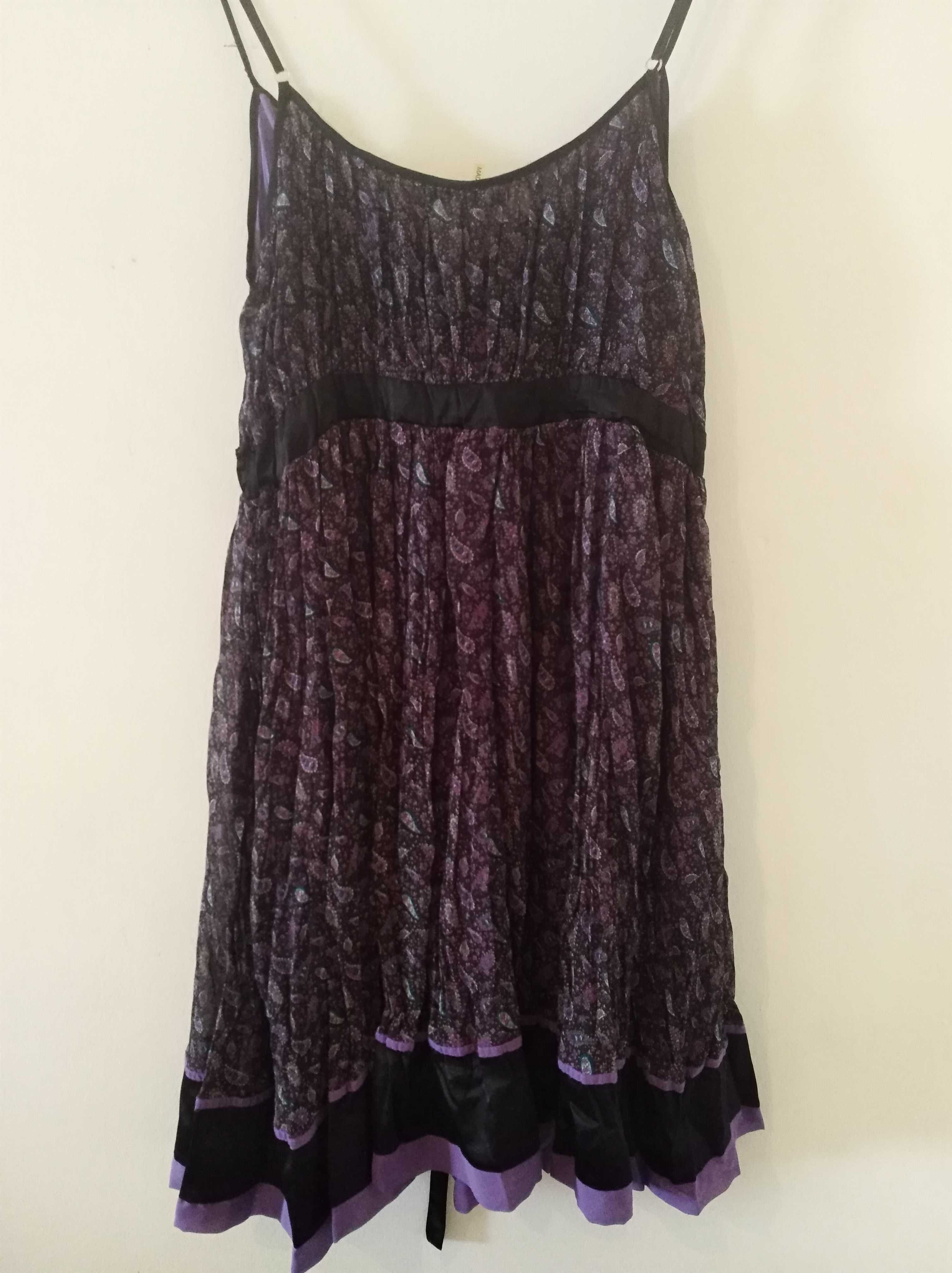 Vestido alças verão tamanho S (busto 40cm)