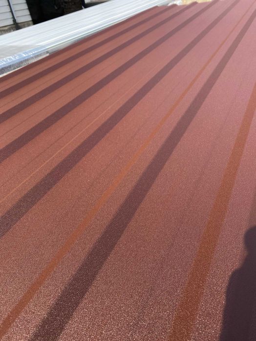 Blacha trapezowa , brązowa T18 RAL 8017 MAT  WYPRZEDAŻ,