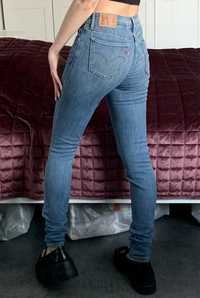 Spodnie Levis jeansowe rurki elastyczne XS/S