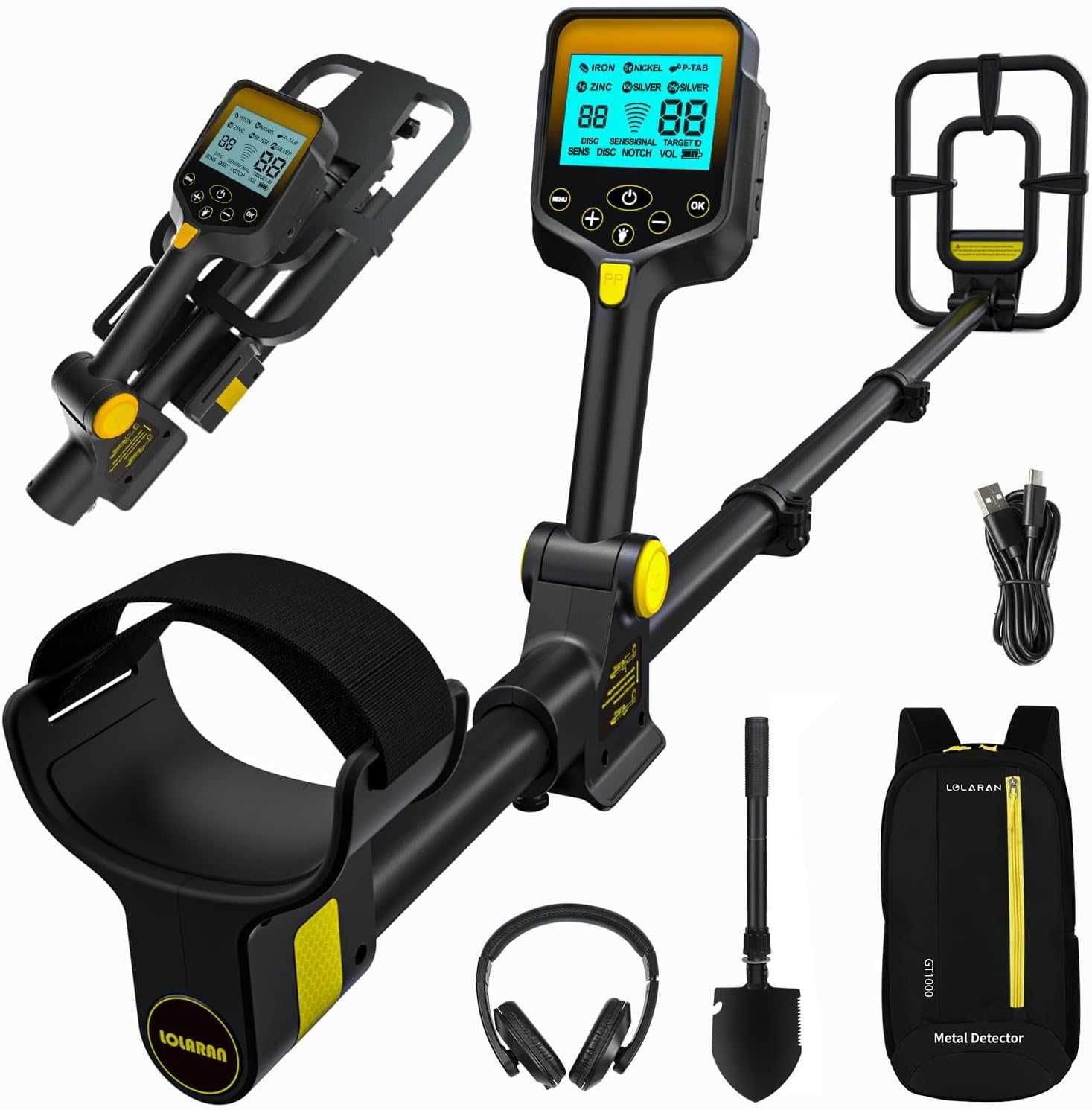 [NOVO] KIT Detector de metais com bateria de lítio recarregável