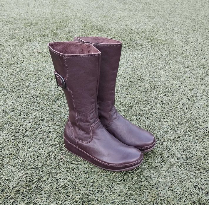 Женские  кожаные сапоги Fitflop  Hooper Boot tall