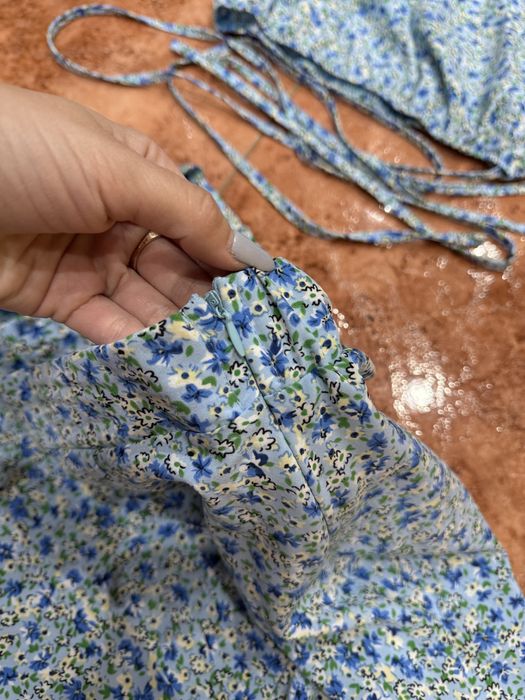 Костюм літній блакитний