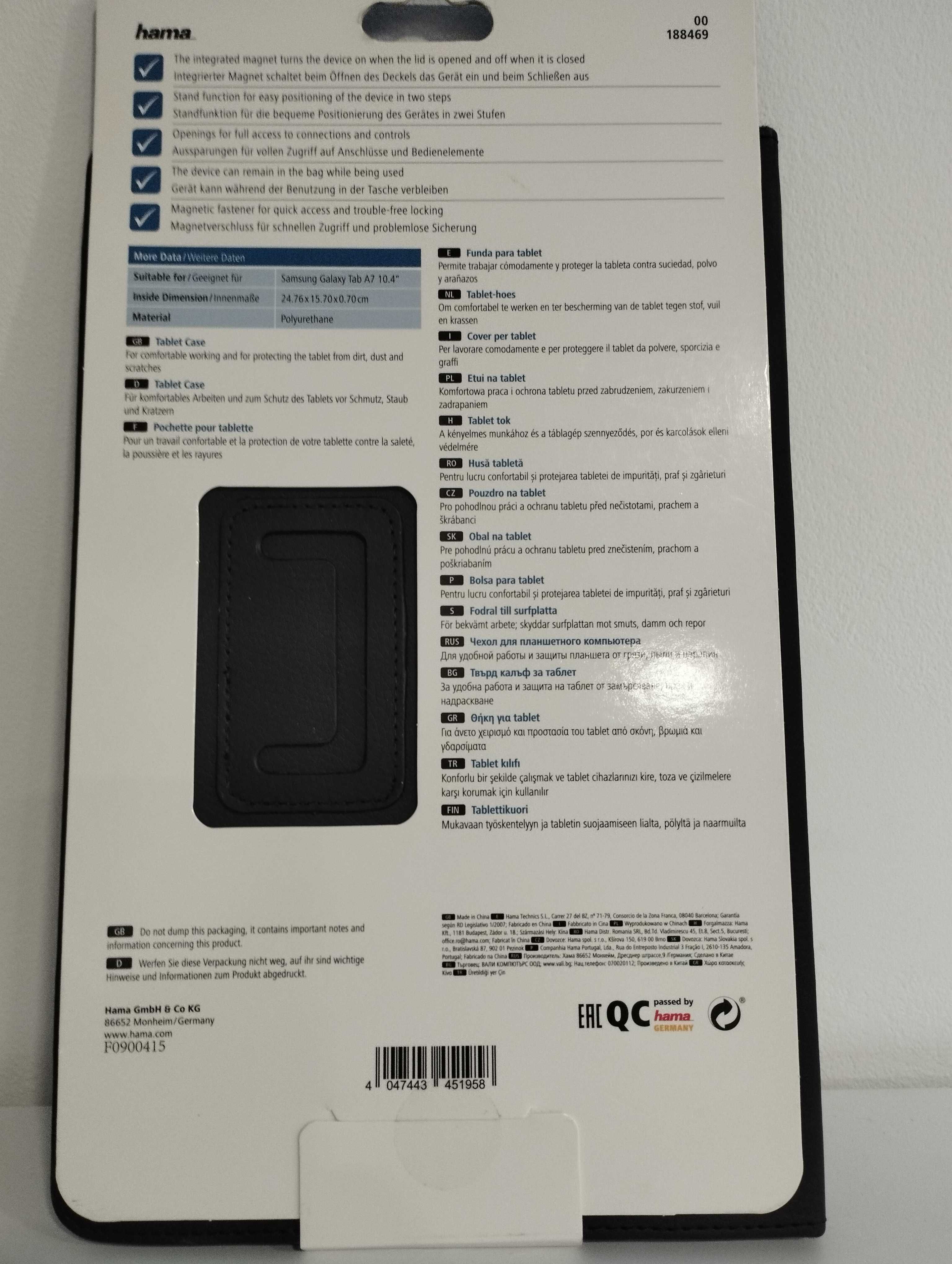 Etui Hama do Samsung Galaxy Tab A7 10.4