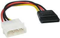 Кабель питания SATA Molex 4pin-15pin 15 см