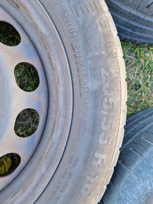 Koła letnie Continental 205/55 R16 2016r 5-6mm
