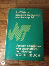 Słownik naukowo-techniczne niemiecko-pollski. 1990rw.