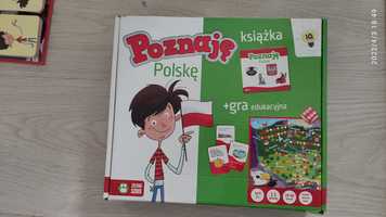 Gra edukacyjna planszowa Poznaję Polskę
