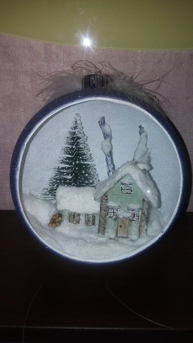 Новогодняя миниатюра, новорічний декор