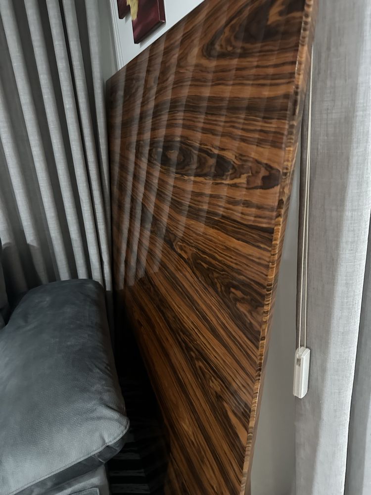 Mesa pau ferro alto brilho quadrada 1,50x1,50