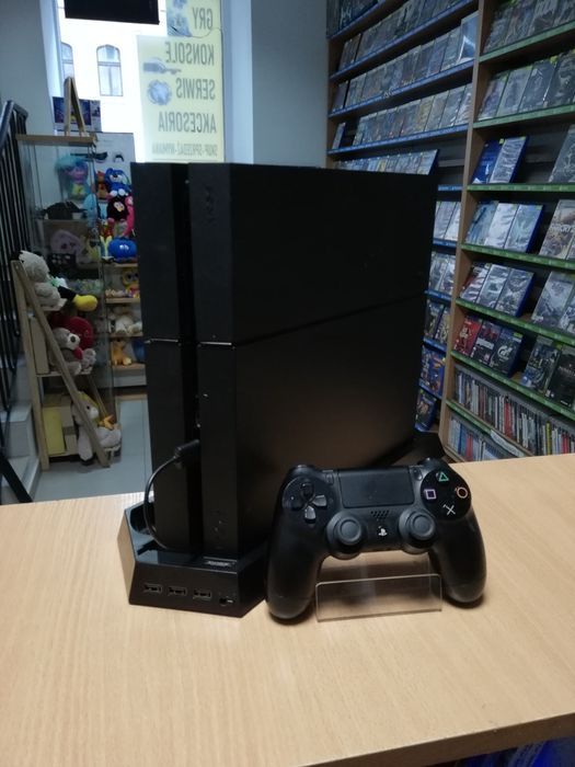 Konsola PS4 1TB Pad Podstawka Okablowanie Sony Playstation 4 Gwarancja