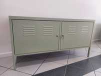 Armário em metal verde do Ikea