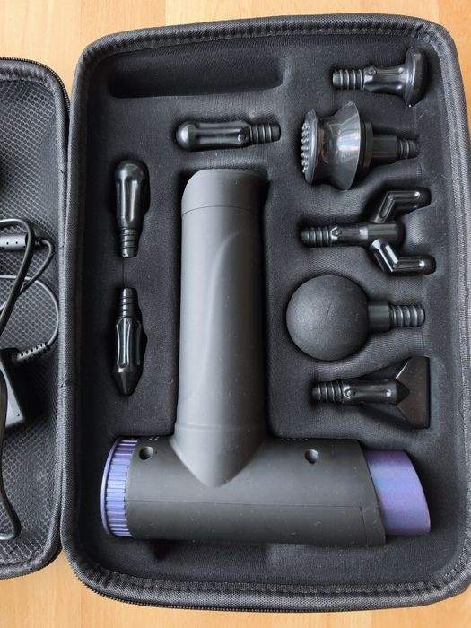 Перкуссионный массажёр пистолет Fascia Gun