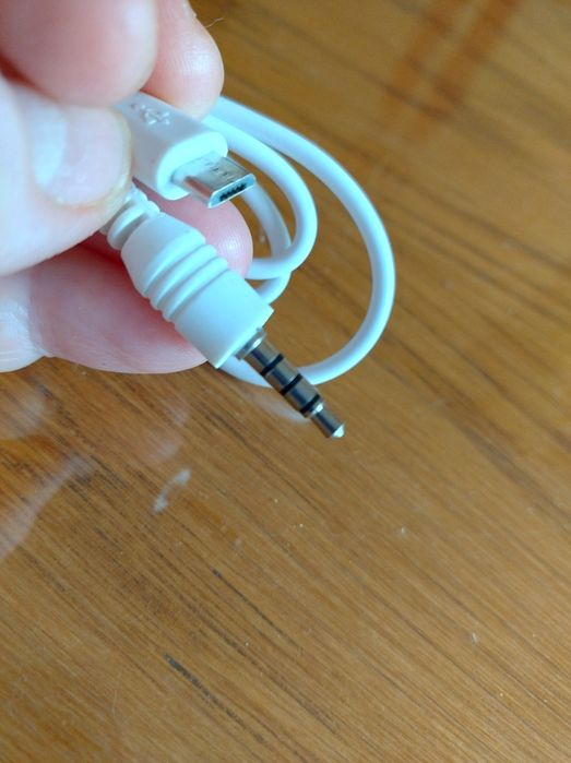 Kabel audio mini Jack 3,5 mm i micro USB
