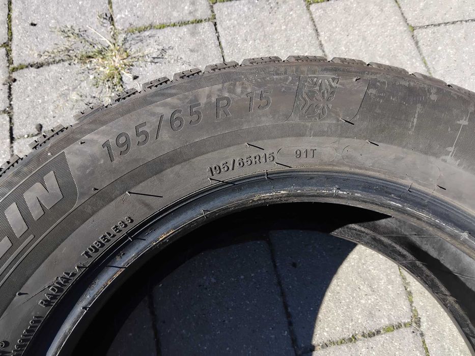 Opony zimowe Michelin Alpin6 195/65R15 91T 4x6mm 4szt.