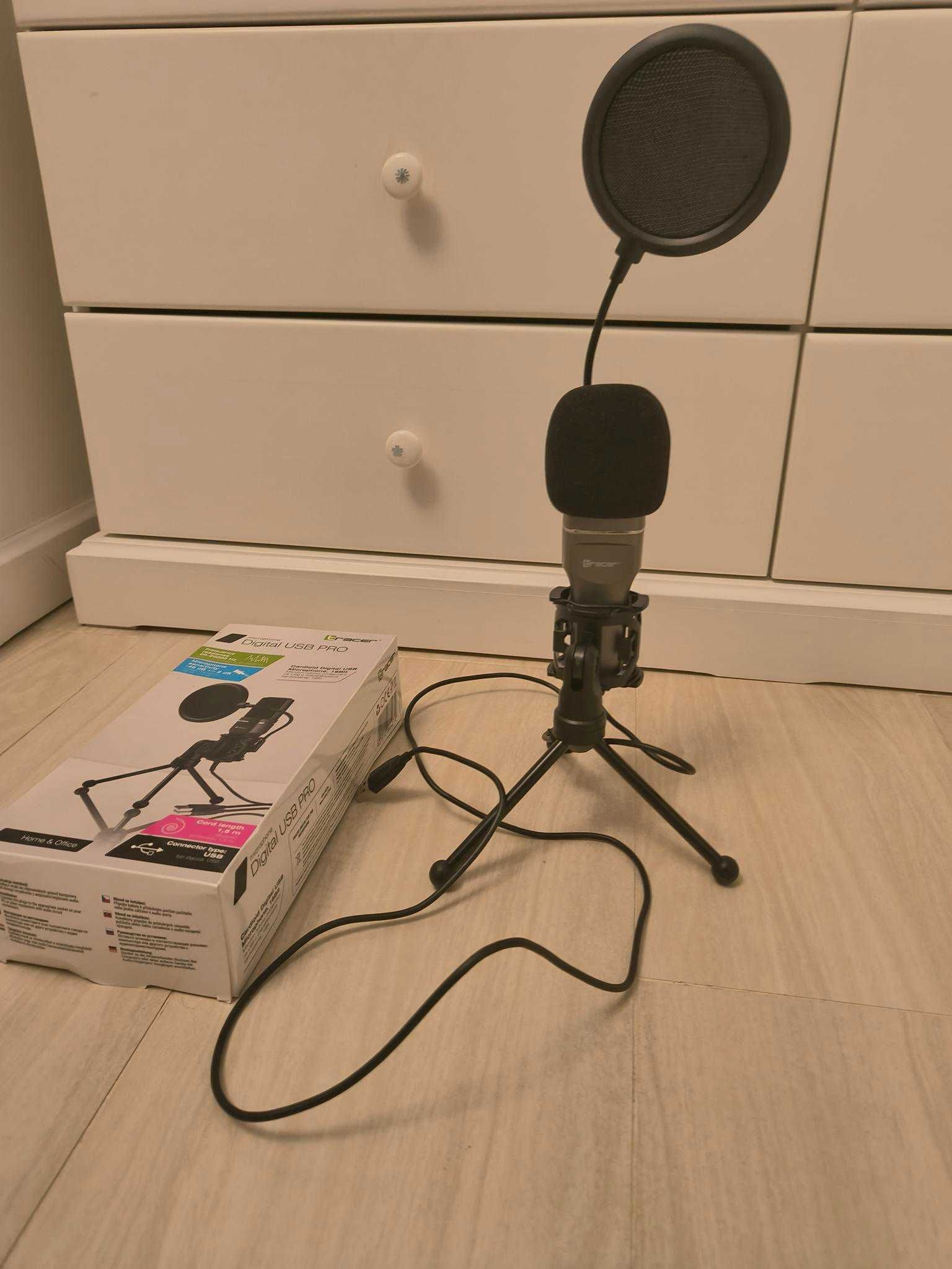 mikrofon cyfrowy podłączany na usb, 16 Bit