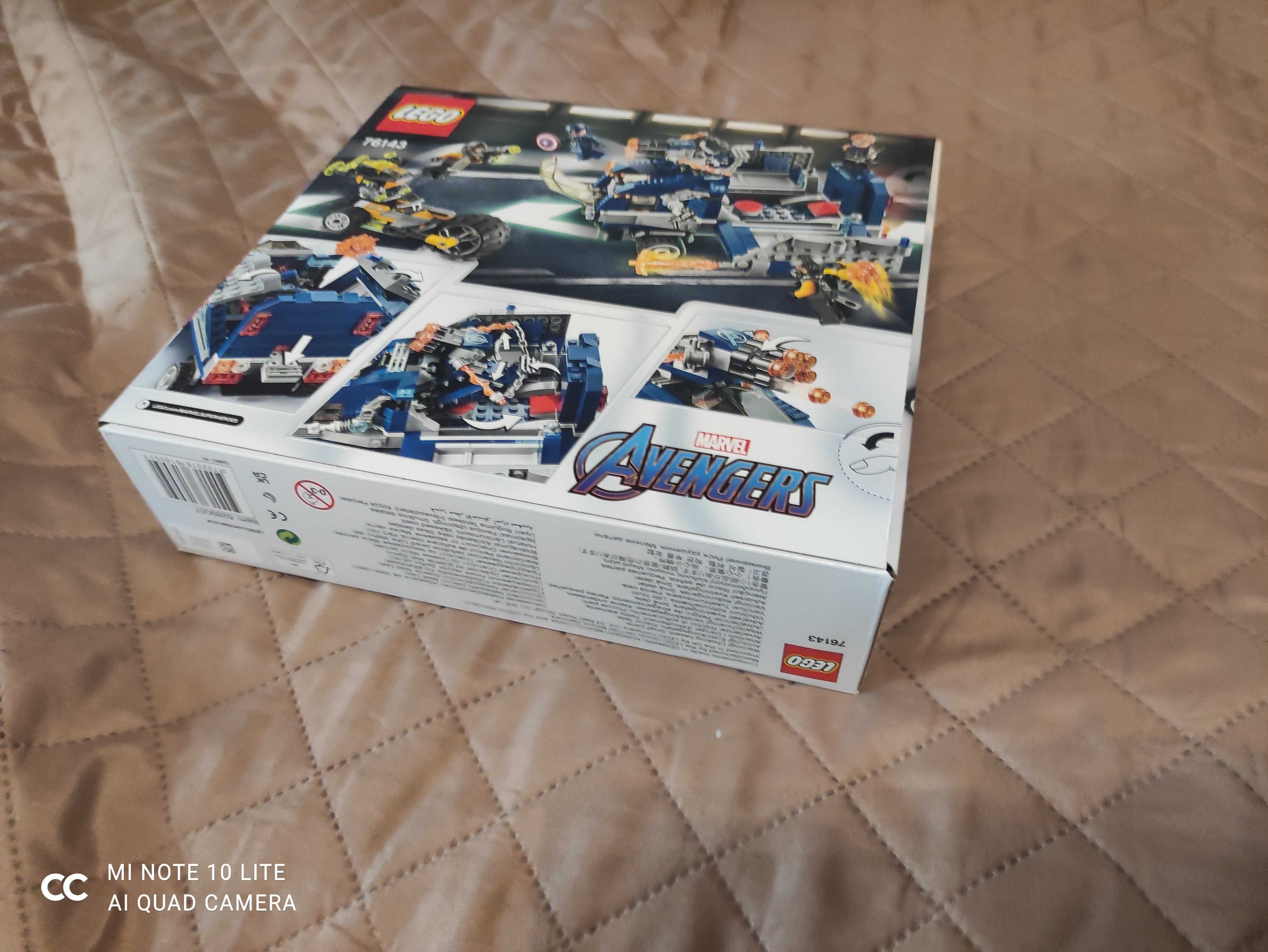 Klocki LEGO Marvel Super Heroes 76143 - Avengers: Zatrzymanie ciężarów