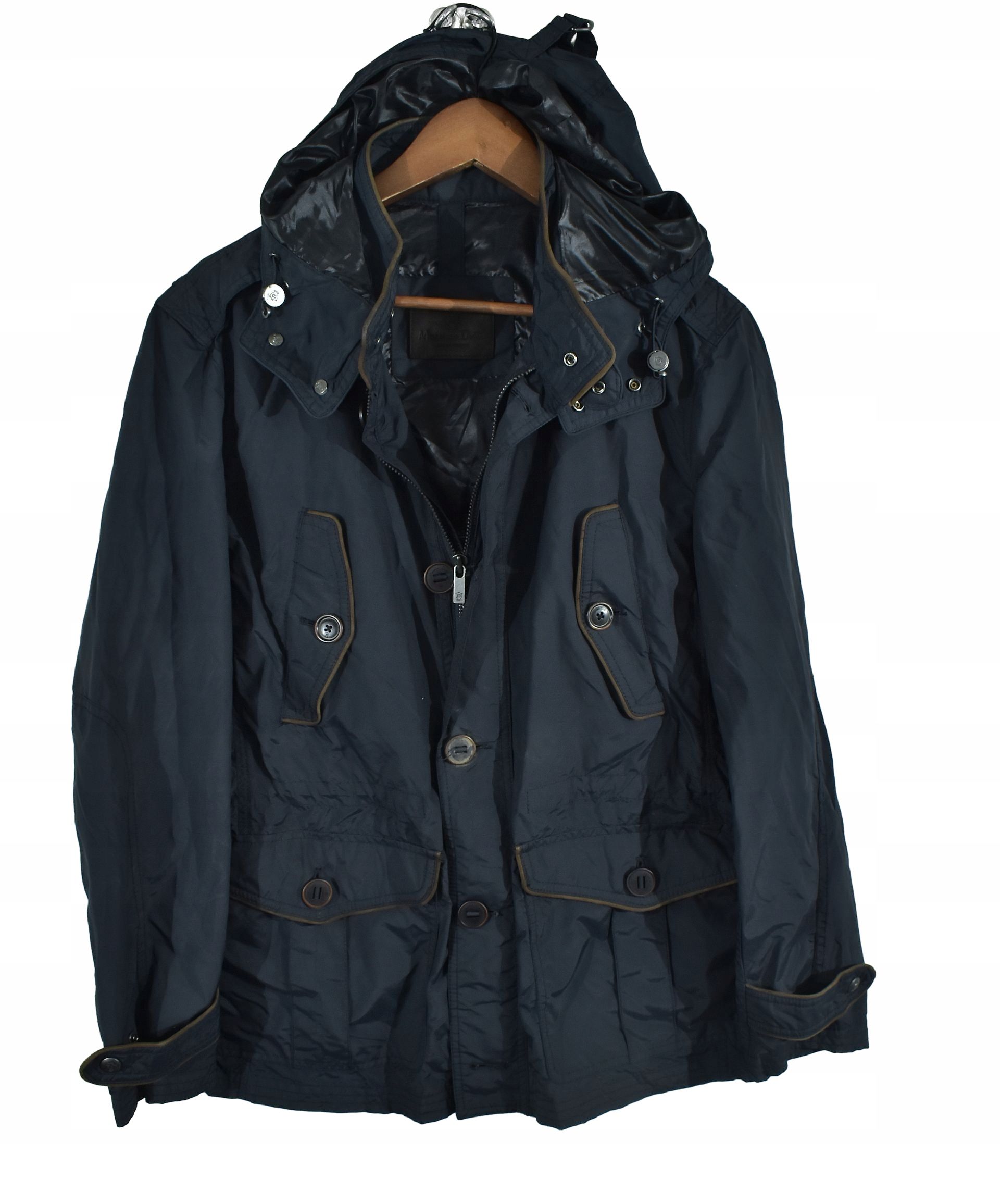 Massimo Dutti Lekka Kurtka Męska Z Kapturem M