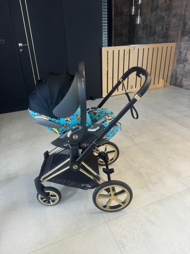 Cybex Priam 2.0 Jeremy Scott Cherubs Blue 3w1  ( cały zestaw )