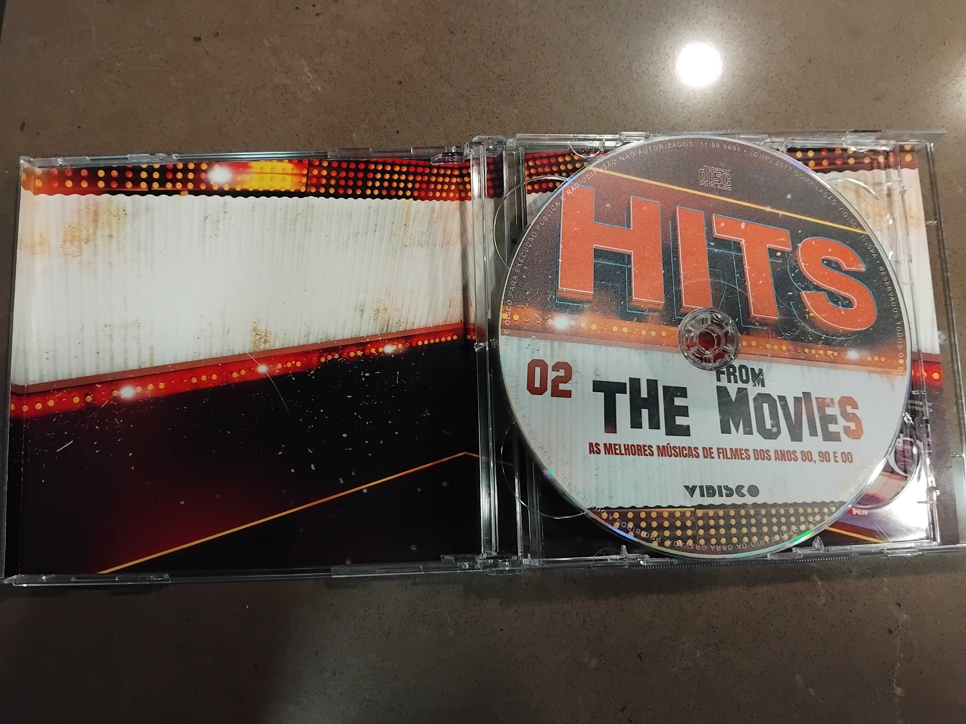Cd duplo from the Movies 80,90 e 2000