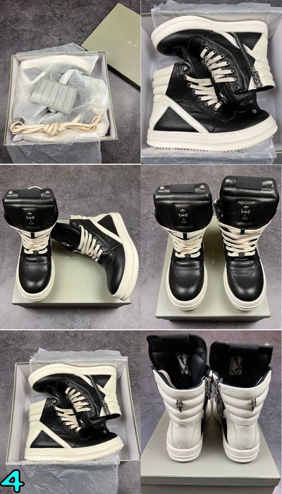 ‼️ЛЮКС ЯКІСТЬ Кросівки Rick Owens/рик овенс/Chrome Hearts Geobasket