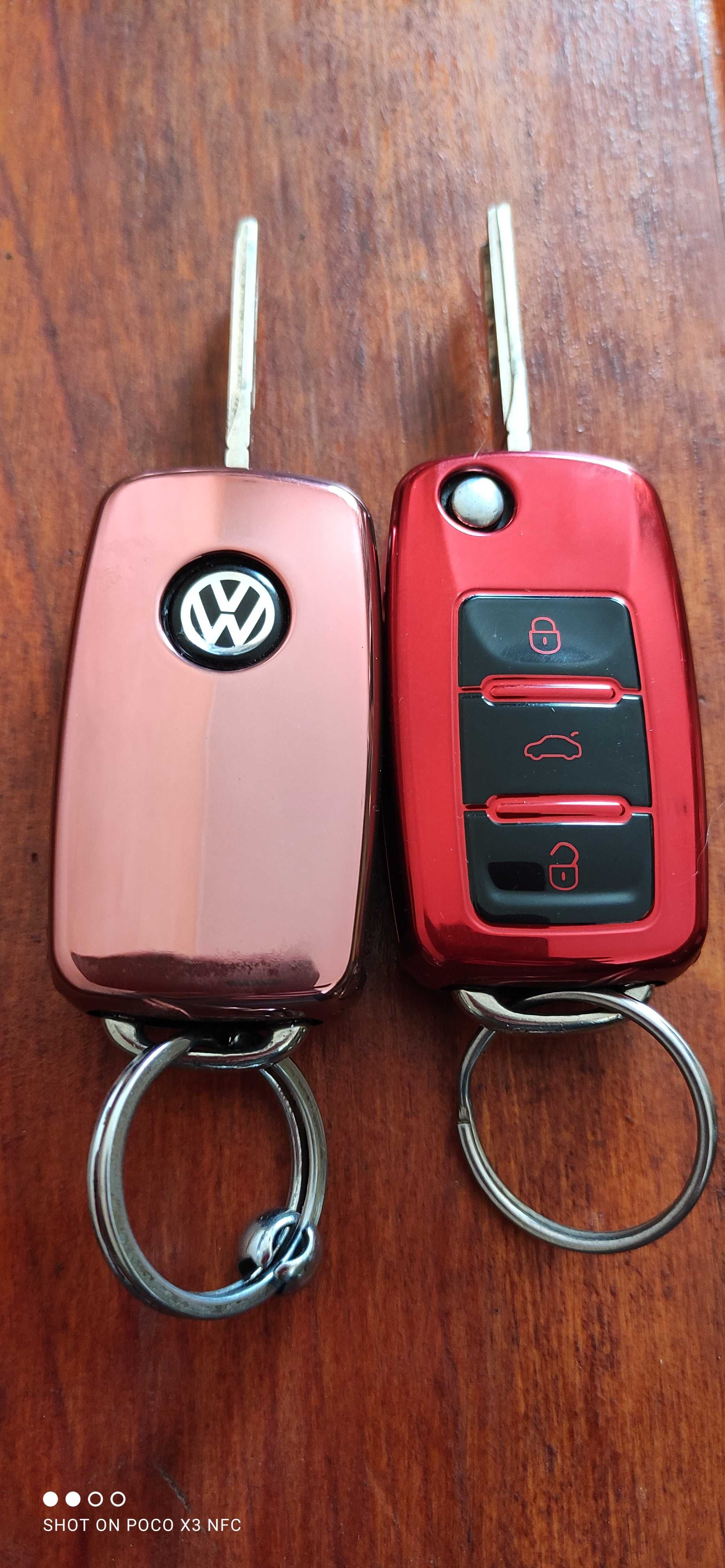 Чохол на ключ VW Volkswagen Caddy, T5, Tiguan, Passat, Touran, Skoda