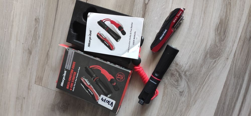 Morpilot Szwajcarski scyzoryk turystyczny survival outdour 15 funkcji