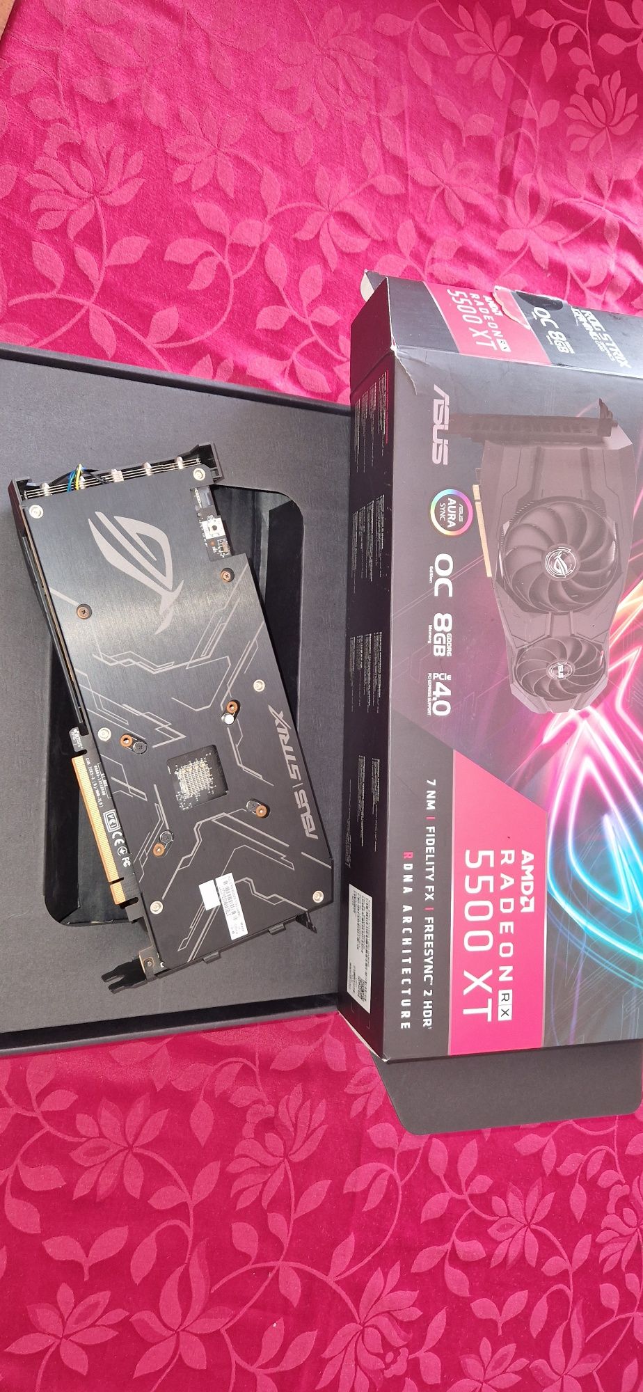 GPU Asus RX 5500XT ROG Strix O8G Gaming GDDR6