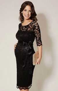 Sukienka koronkowa ciążowa czarna Tiffany Rose Amelia Dress 34 36 xxs