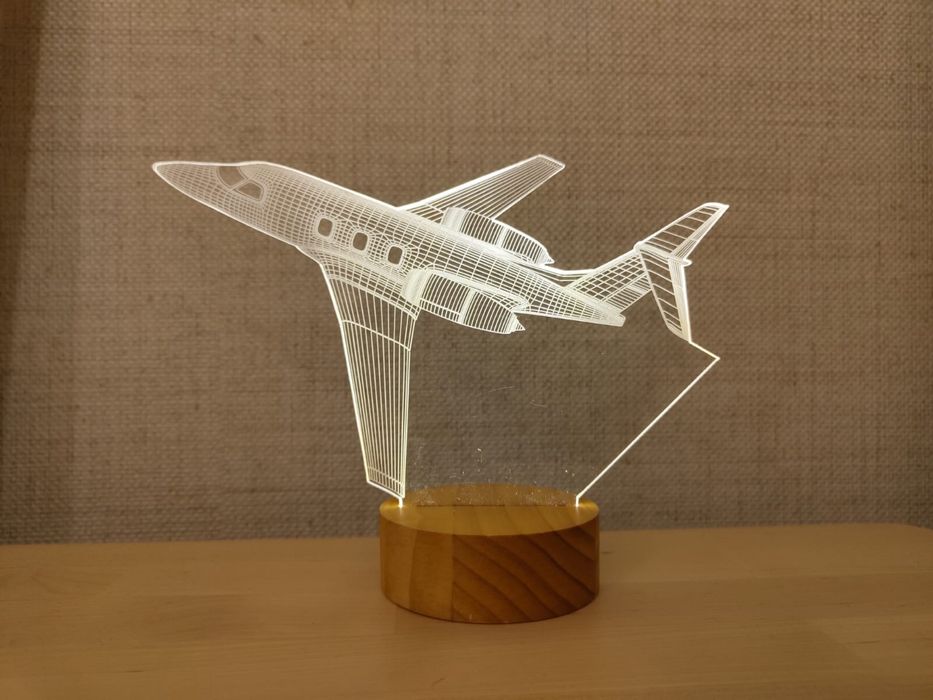Lightzz lampka 3d z samolotem