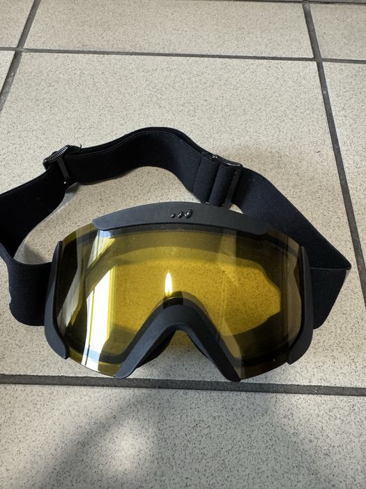 Gogle okulary narciarskie snowboardowe Wedze żółte