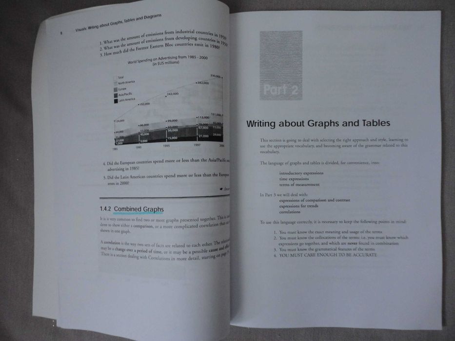 Duigu Gabi. Visuals. Writing about graphs, tables and diagrams