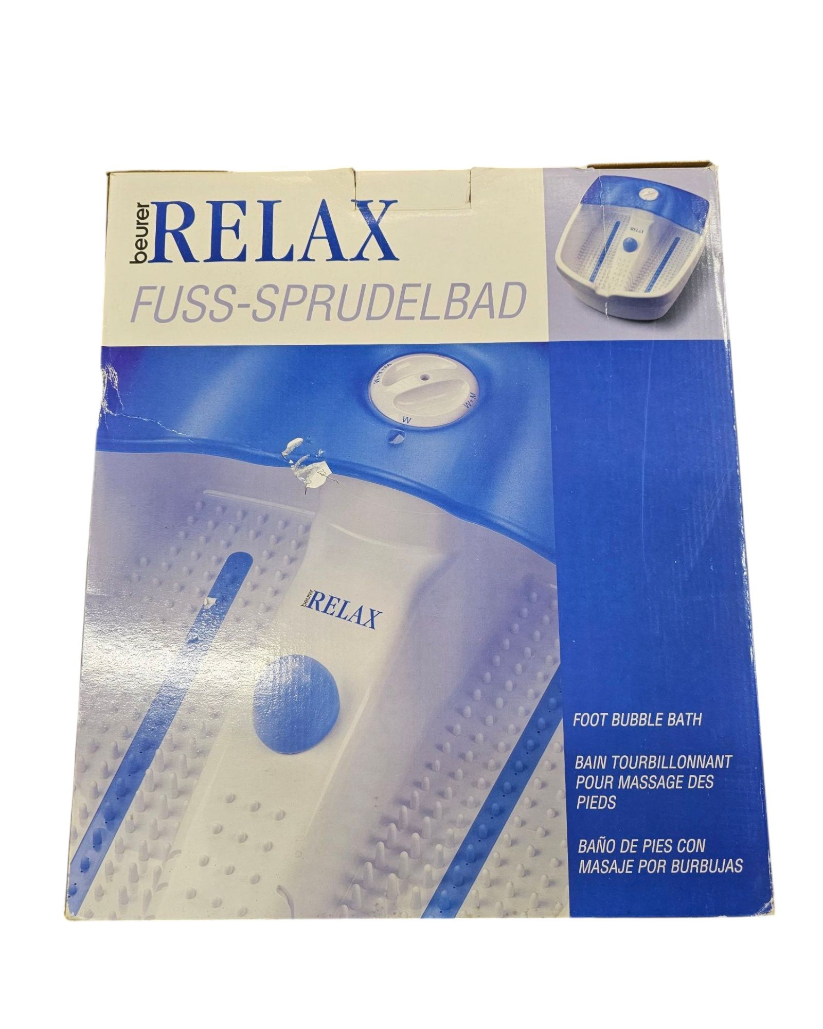 Beurer Relax Fuss-Sprudelbad – masażer do stóp z hydromasażem