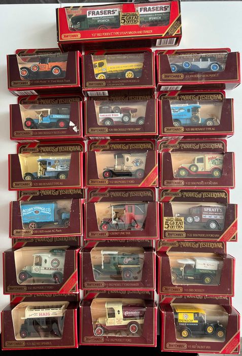 Kolekcjonerskie auta modele samochodziki matchbox models of yesteryear