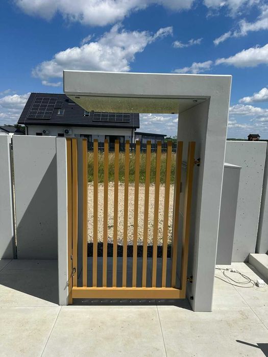 Ogrodzenie premium nowoczesne ogrodzenie grzebieniowe profile pionowe