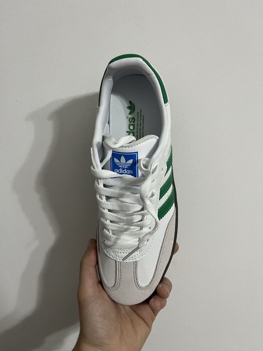 adidas Samba brancas e verdes tamanho 40 novas com caixa