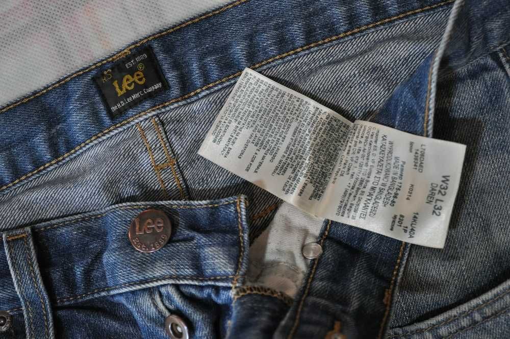 LEE DAREN 86cm 32/32 męskie spodnie jeansowe slim rurki s3