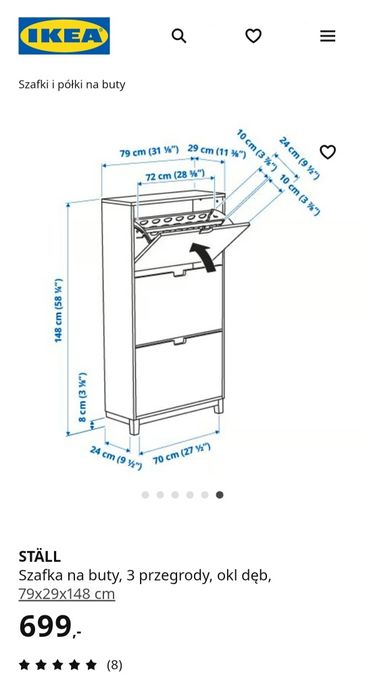 STÄLL szafka na buty