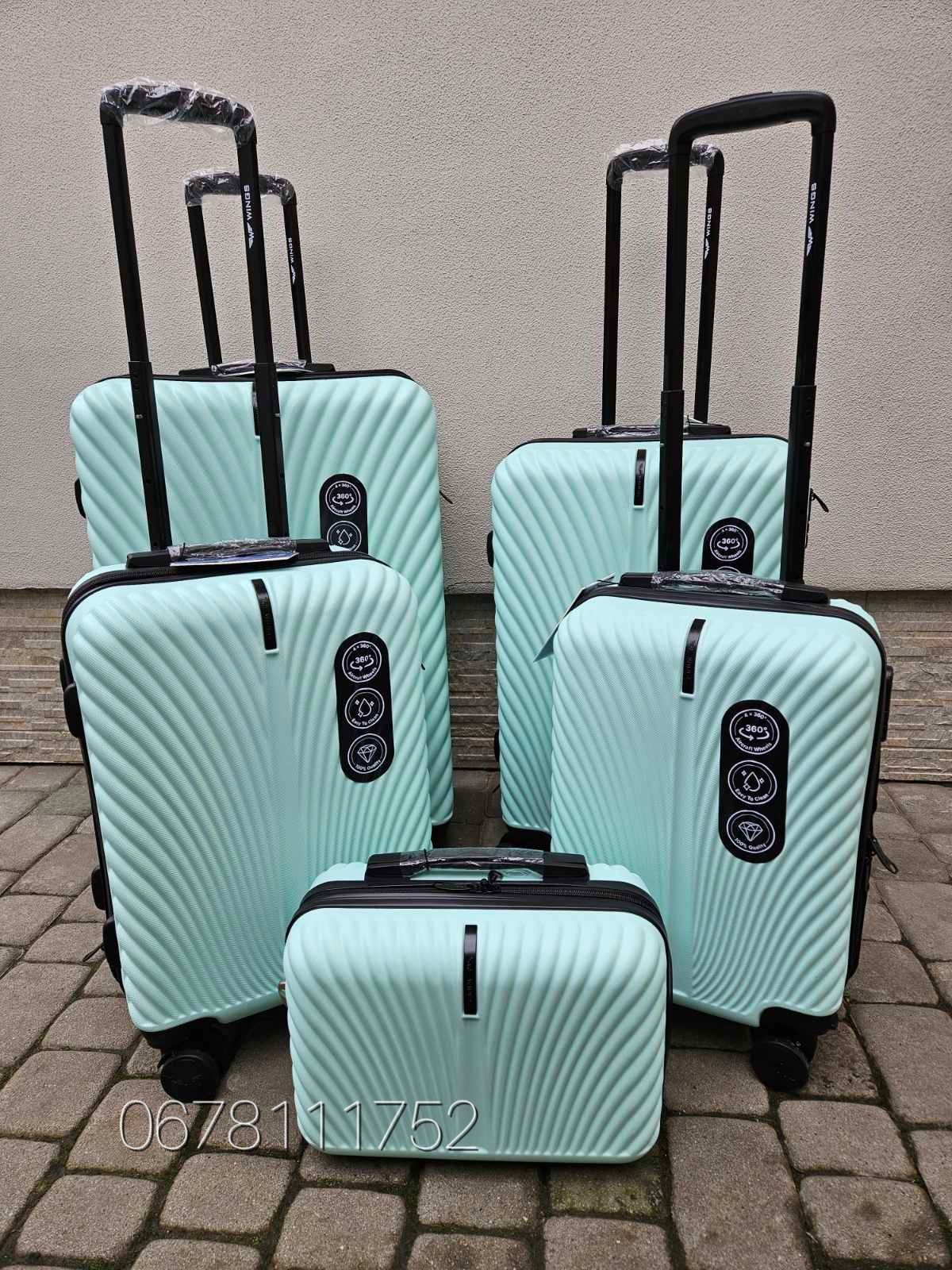 WINGS SN120 Польща комплект ВС/XS/S/M/L 1L валізи чемоданы сумки