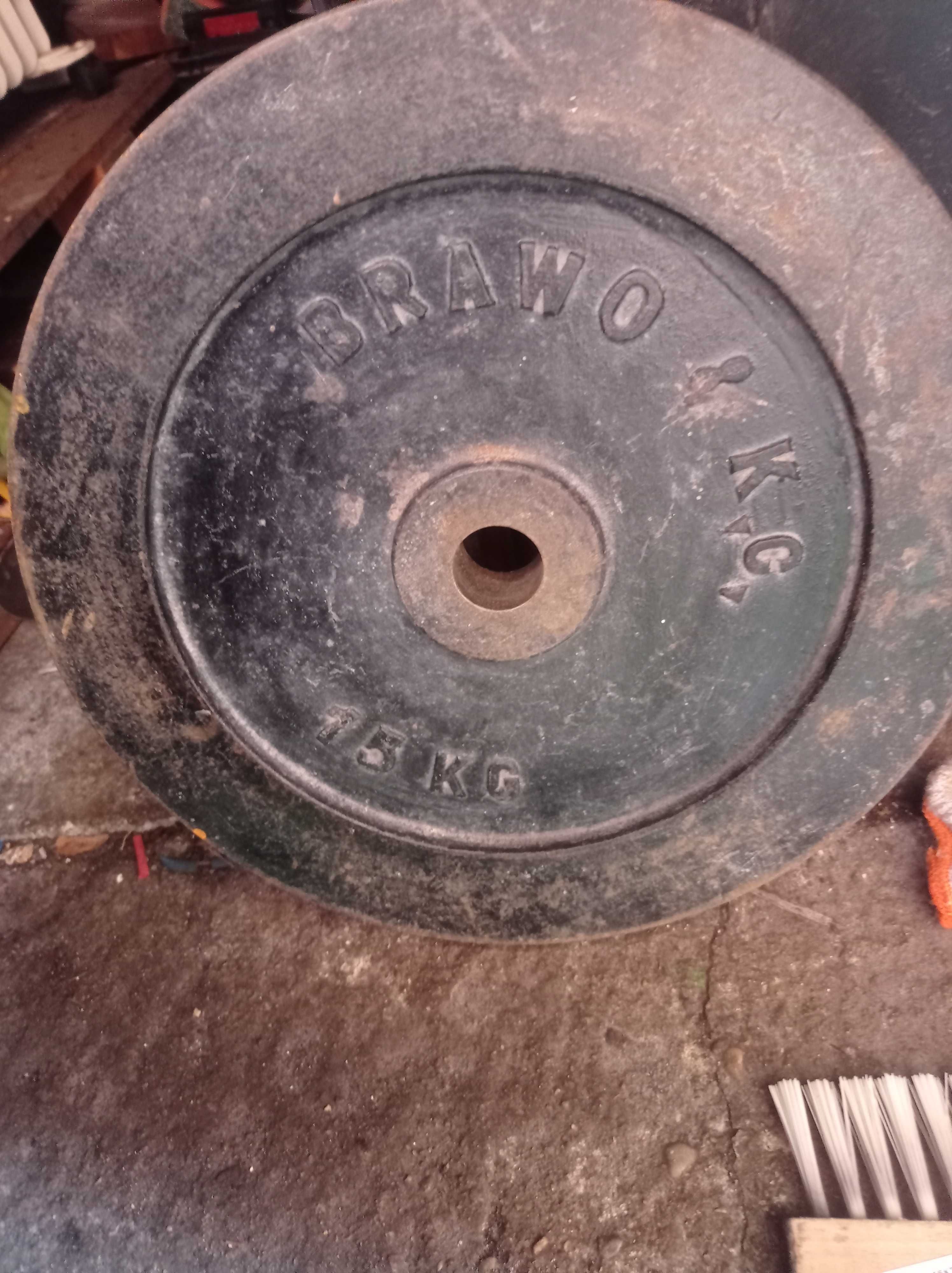 Obciążenie żeliwne BRAWO 2x 15kg