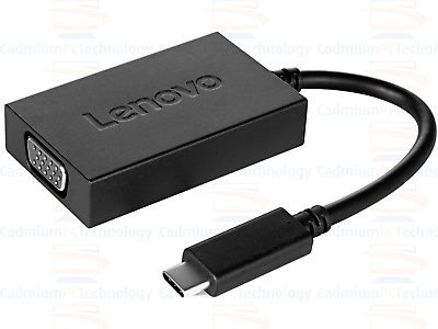 Adaptador LENOVO - USB-C to VGA para monitor ou TV.