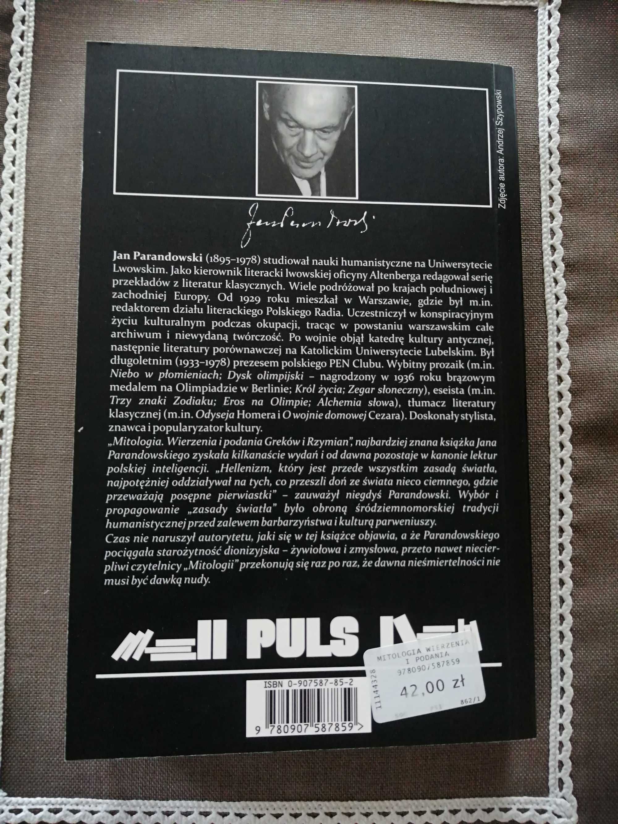 Mitologia Jan Parandowski - lektura szkolna