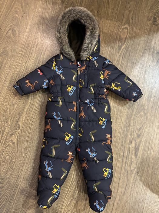 Теплий демісезонний комбінехон next 6-9m