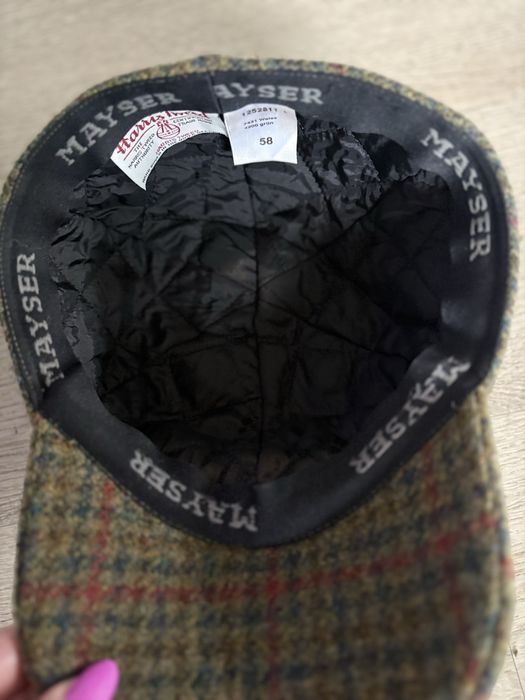 Czapka z daszkiem Mayser Harris Tweed – rozmiar 58