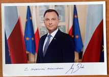 Andrzej Duda - autograf NADRUK